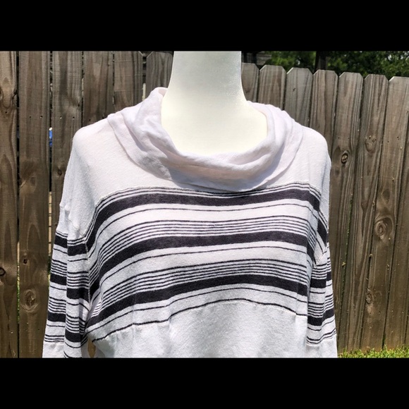 Free People We the Free Seaside Cowl Neck Crop Top - Picture 4 of 7